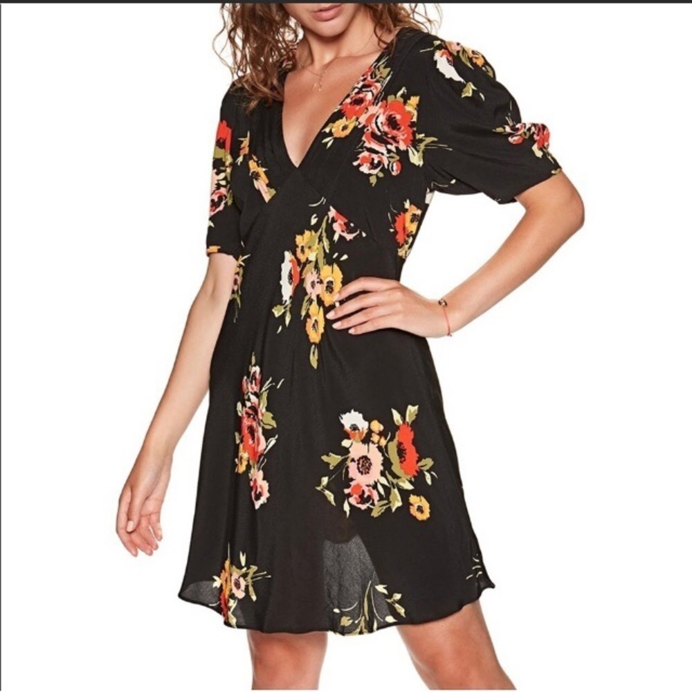 EUC Free People Neon Garden Dress